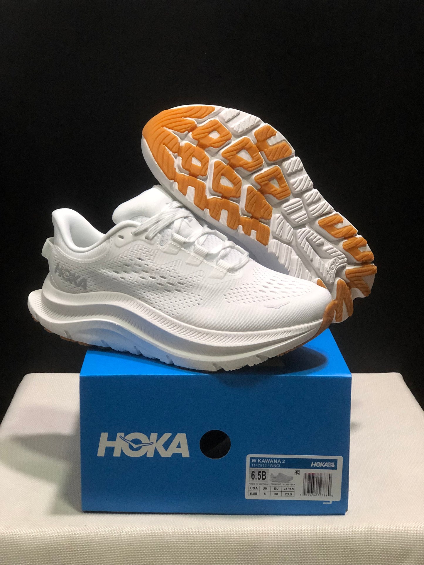 Hoka One One Kawana 2 Comfortable Casual Running Shoes Sneakers White