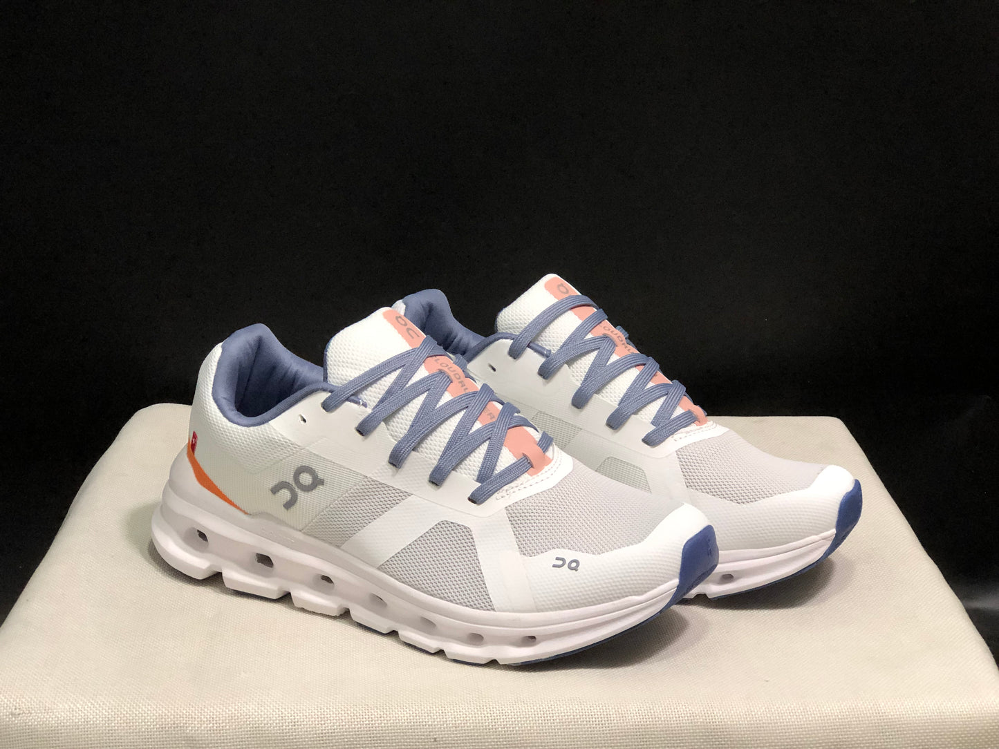 On Running Cloudrunner Anti-Slip Sports Running Shoes Ivory White