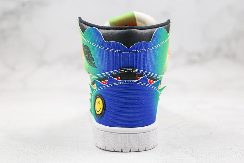 Nike Air Jordan 1 Retro High-Top Balvin Tie Dye Sneakers