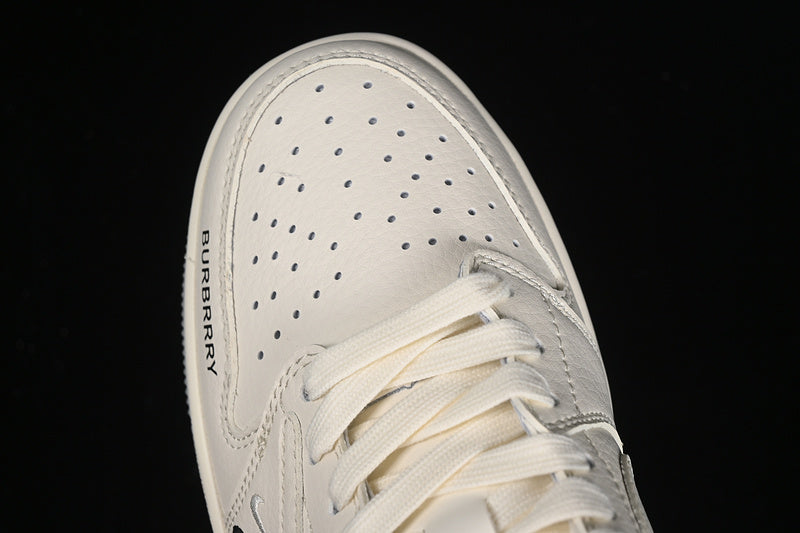 Nike Air Jordan 1 Low BURBERRY Travis Scott Fragment Design OG SP White Sneakers