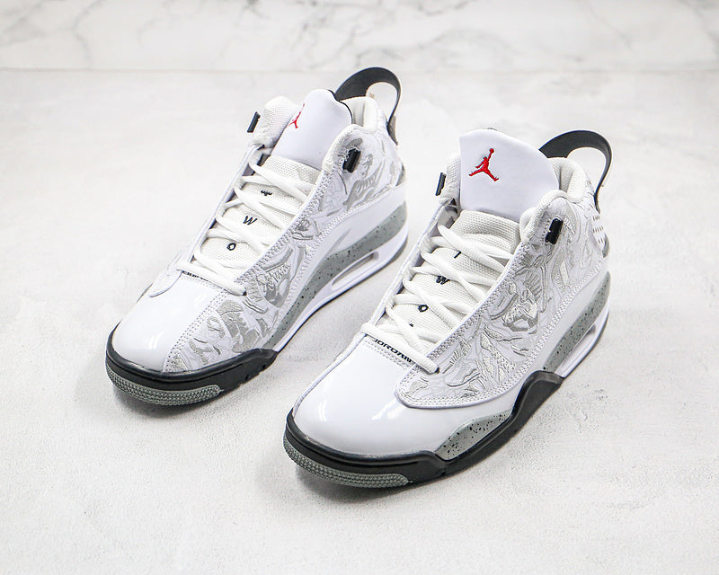 Nike Air Jordan Retro Dub Zero White Cement Sneakers