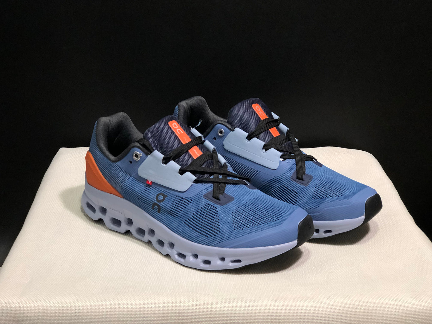 On Running Cloudstratus Breathable Support Running Shoes Blue