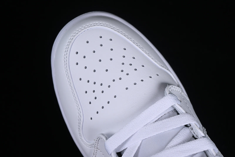 Nike Air Jordan 1 Mid Black Sole White Sneakers