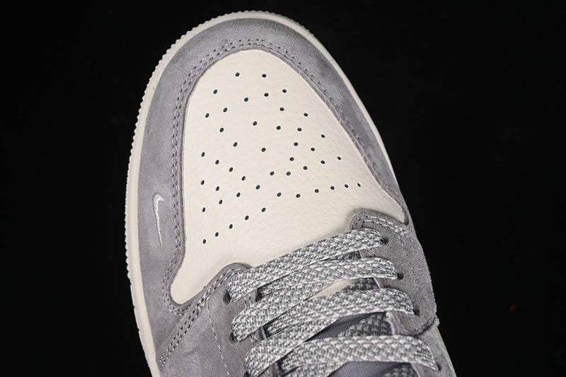 Nike Air Jordan 1 Low Grey White Sneakers
