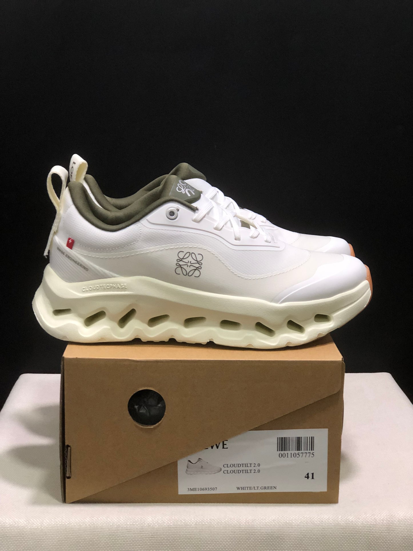 LOEWE x On Running Cloudtilt 2.0 White/Milk Green Casual Sports Shoes