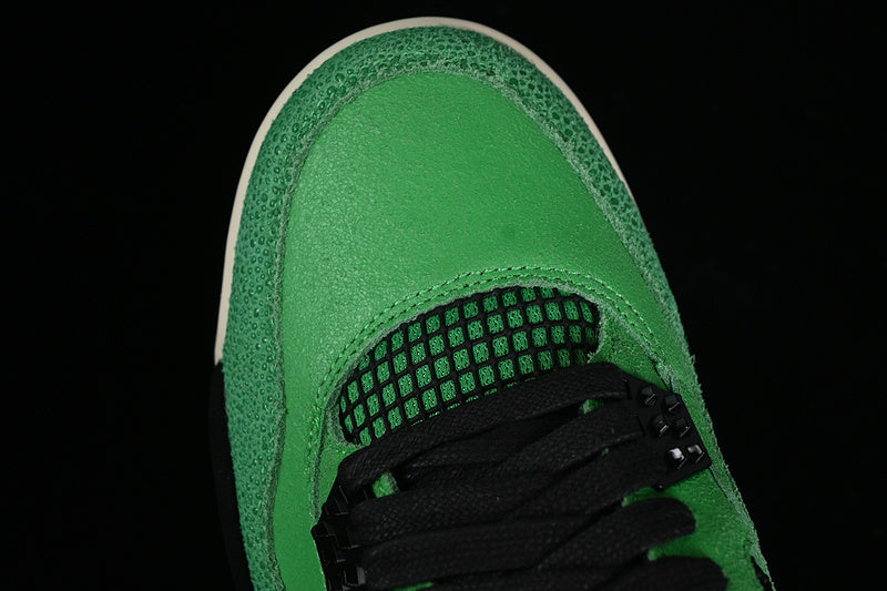 Nike Air Jordan 4 Retro Manila White Black Green Sneakers