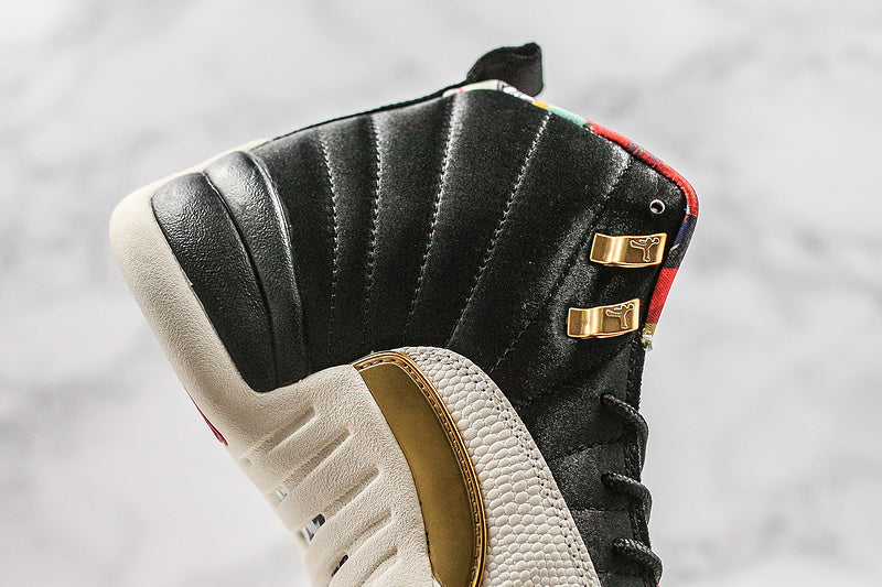 Nike Air Jordan 12 Retro Chinese New Year 2019 White Black Sneakers