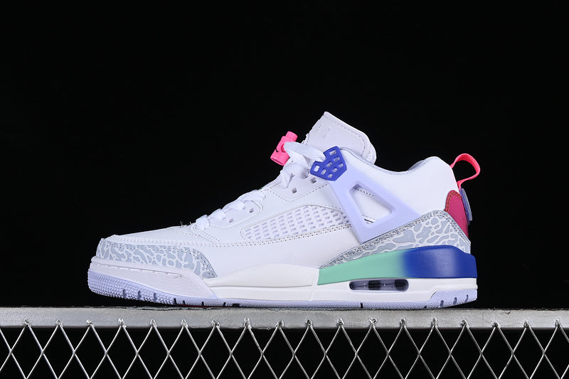 Nike Air Jordan Spizike Low Dongdan White Indigo Burst Palest Purple Sneakers