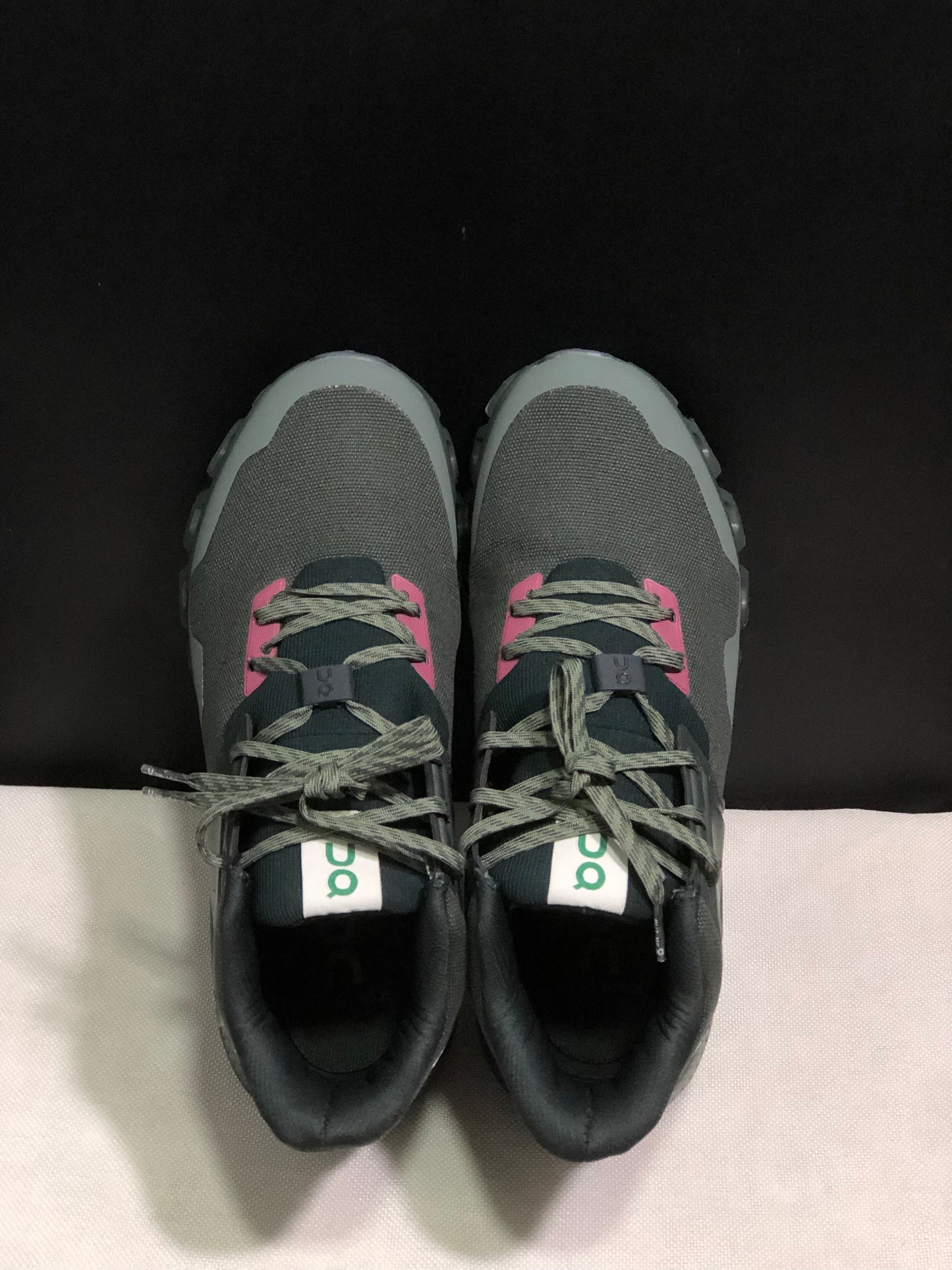 On Running Cloud Hi Edge Outdoor Training Running Shoes Dark Green