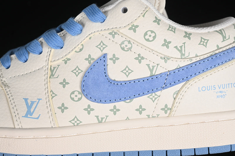 Nike Air Jordan 1 Low LV Sky Blue White Sneakers