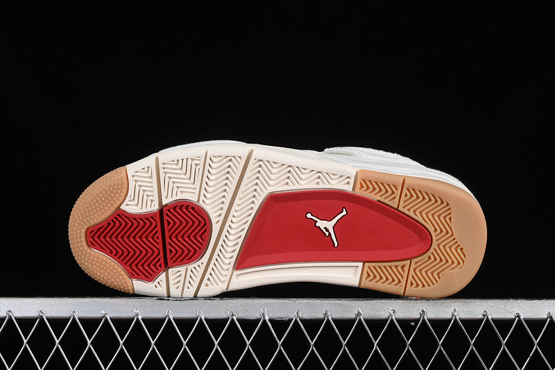 Levi 's Nike Air Jordan 4 White Denim Sneakers