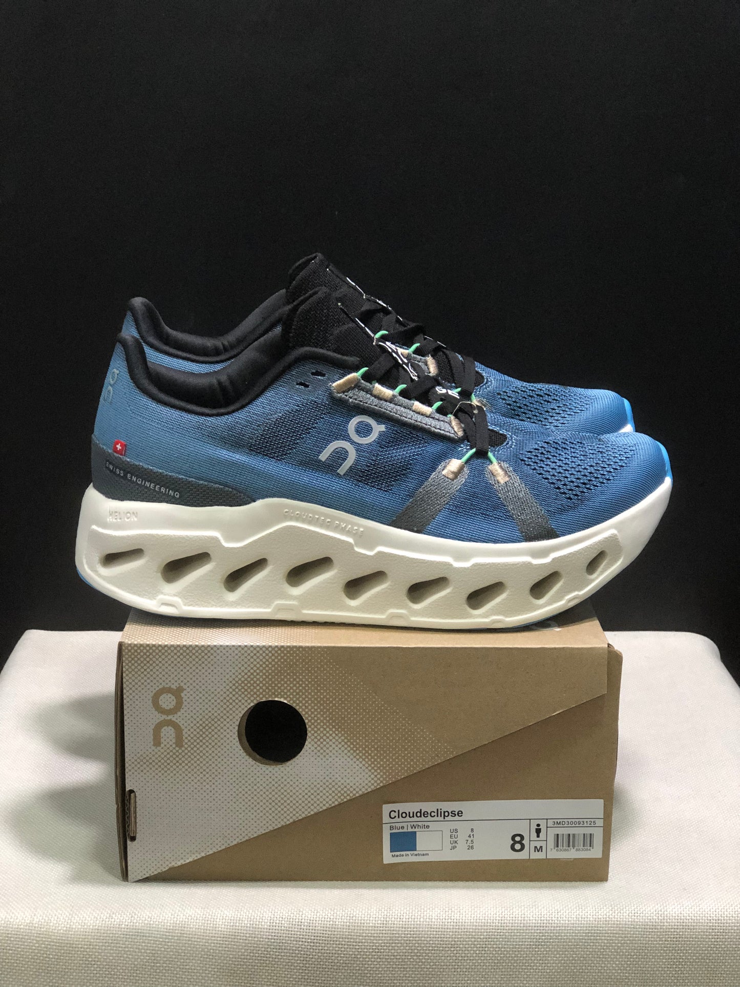 On Running Cloudeclipse Soft And Comfortable Running Shoes Blue/White