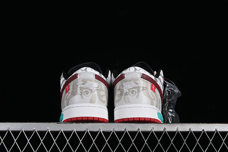 Nike Air Jordan 1 Low Auspicious Clouds Grey Sneakers