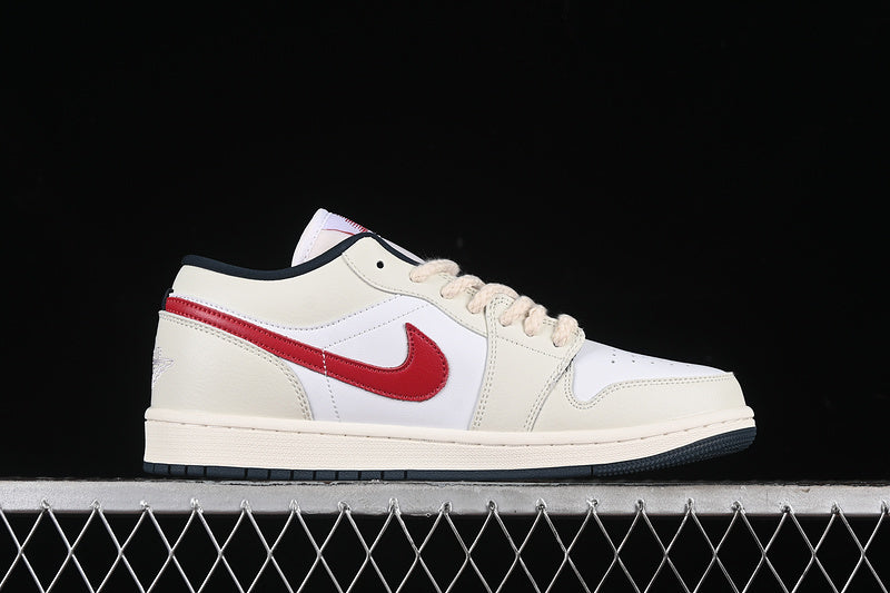 Nike Air Jordan 1 Low Aegean Storm Pale White Sneakers