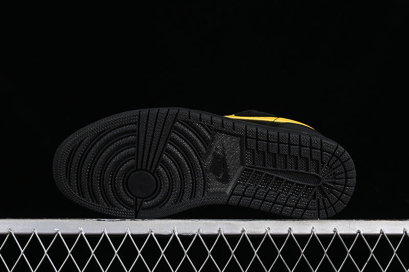 Nike Air Jordan 1 Low Gold Label Black Sneakers