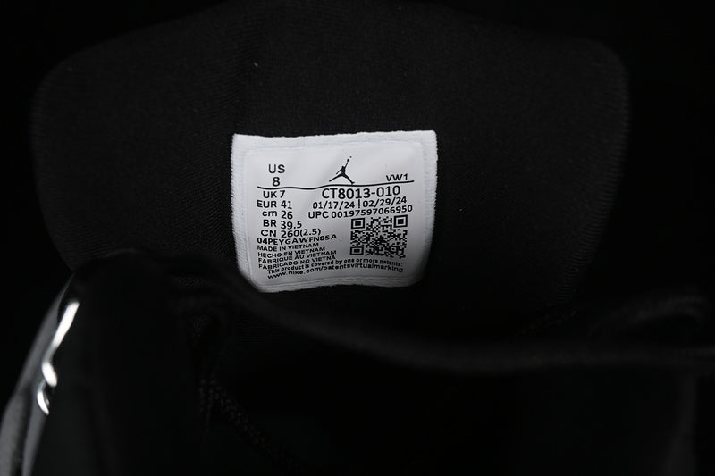 Nike Air Jordan 12 Black Grey Wolf Sneakers