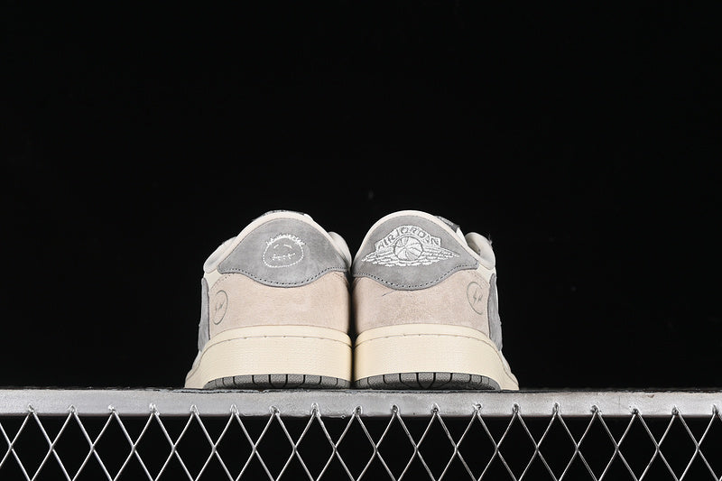 Nike Air Jordan 1 Low Travis Scott Fragment Design OG SP Grey White Sneakers