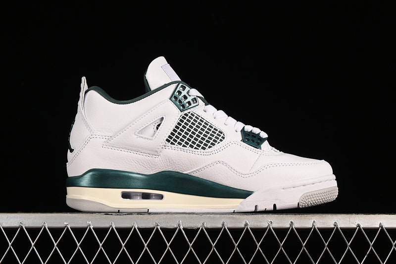 Nike Air Jordan 4 Retro Oxidized Green White Sneakers