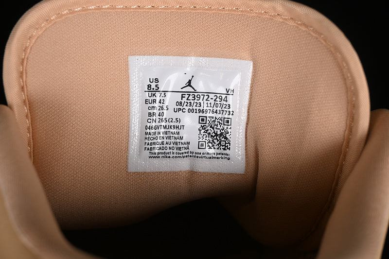 Nike Air Jordan 1 Low Earthy Yellow Sneakers