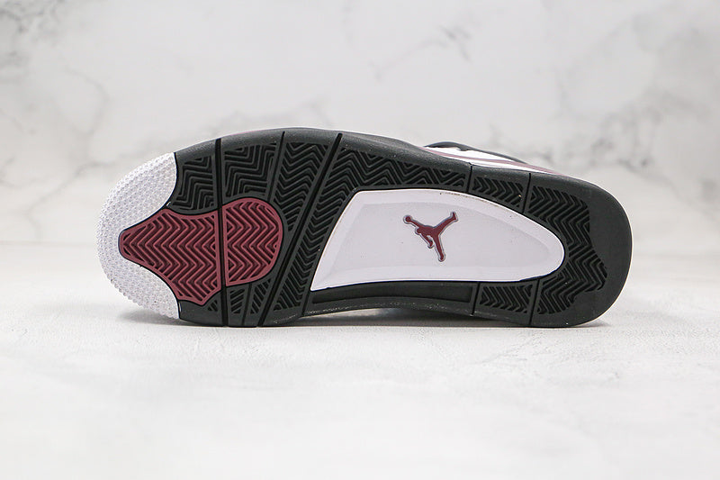 Nike Air Jordan 4 Retro x Paris Saint-Germain Bordeaux 2020 White Purple Sneakers