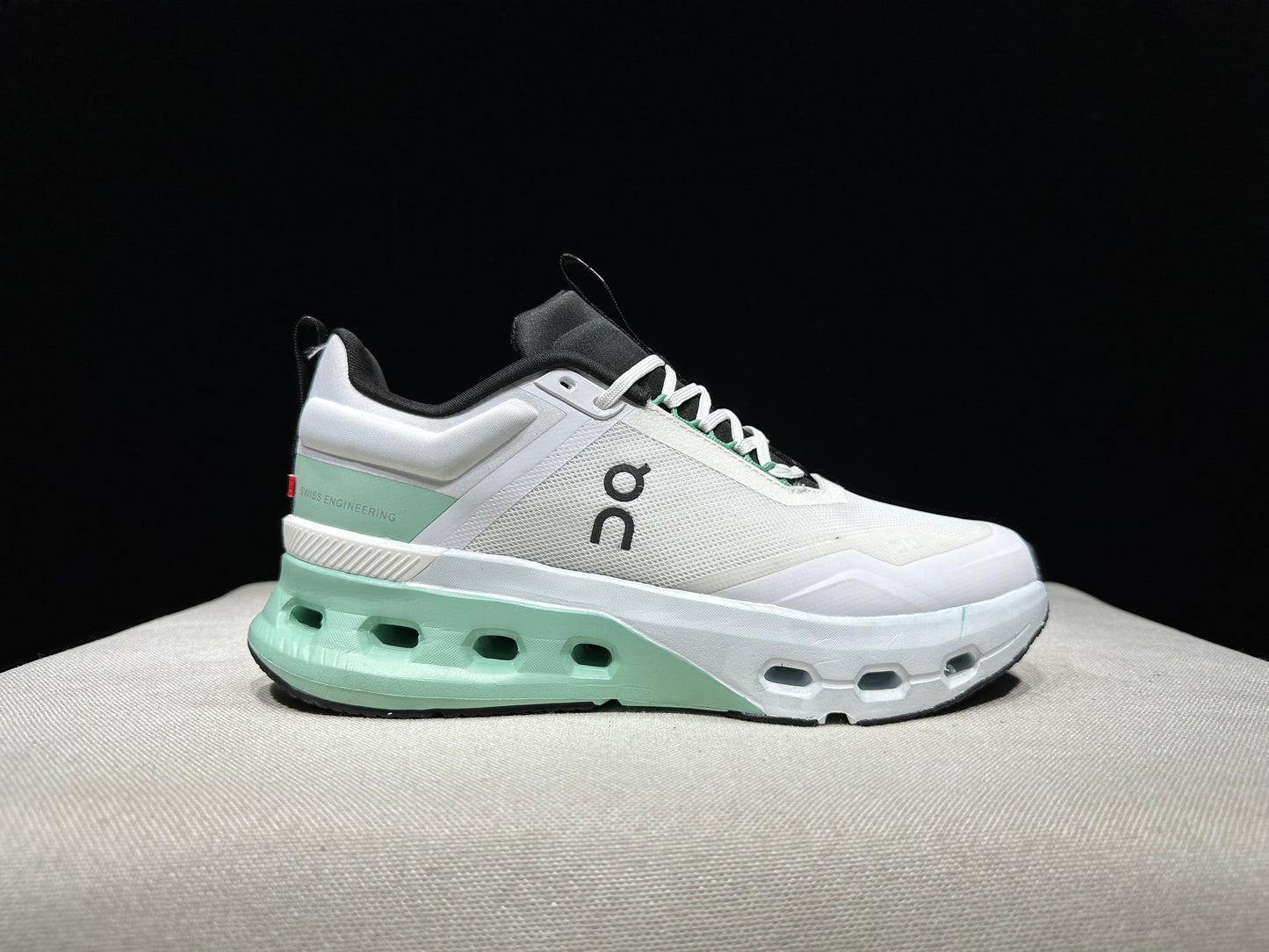 On Running Cloudnova X Comfortable Anti-Slip Running Shoes White/Tiffany Blue
