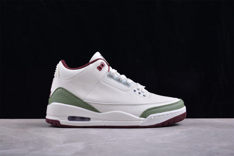 Nike Air Jordan 3 Retro Year Of The Dragon Red Green White Sneakers