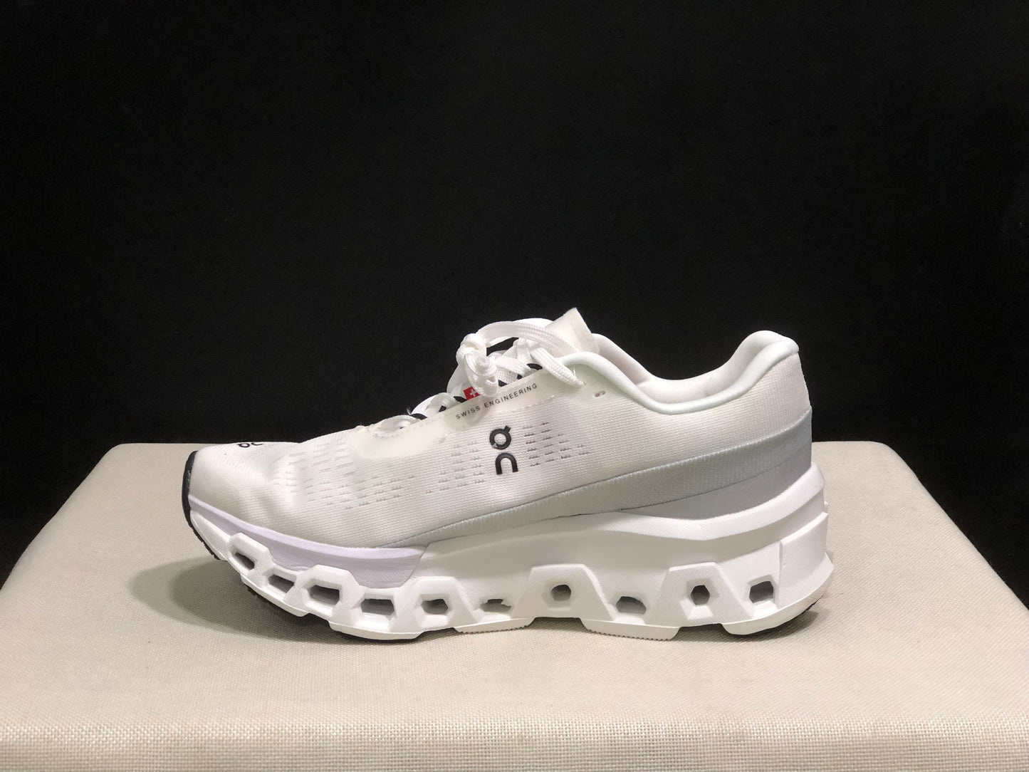 On Running Cloudmonster 2 Breathable Running Shoes Olympic Version White/Silver Grey/Rainbow Colors