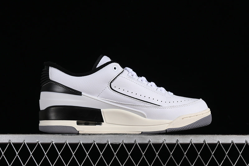 Nike Air Jordan 2/3 Retro Cement Grey Black White Sneakers