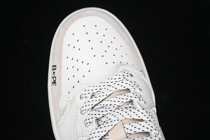 Travis Scott Fragment Design Nike Air Jordan 1 Low Bape OG SP Brown Sole White Beige Sneakers