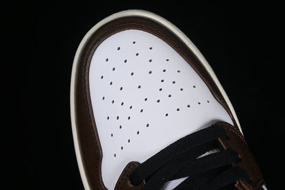 Nike Air Jordan 1 Low Retro SE White Dark Brown Sneakers