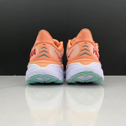 Hoka One One Clifton 8 Women's Fashion Shoes Shock-absorbing Sneakers Light Orange