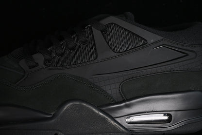 Nike Air Jordan 4 Remastered Pure Black Sneakers