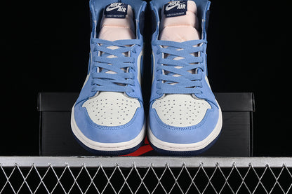 Nike Air Jordan 1 High University Blue White Midnight Navy Sail Sneakers