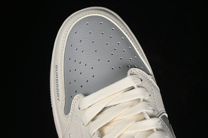 Nike Air Jordan 1 Low BURBERRY Travis Scott Fragment Design OG SP Grey White Sneakers