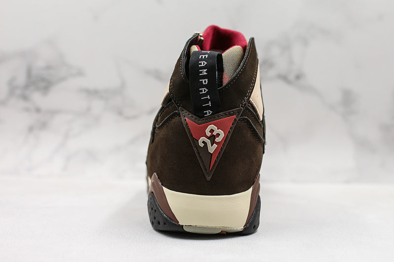 Nike Air Jordan 7 Retro Patta Shimmer Brown Sneakers
