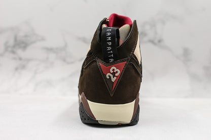 Nike Air Jordan 7 Retro Patta Shimmer Brown Sneakers