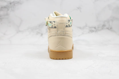 Nike Air Jordan 1 Retro High Strap N7 Light Cream Sneakers
