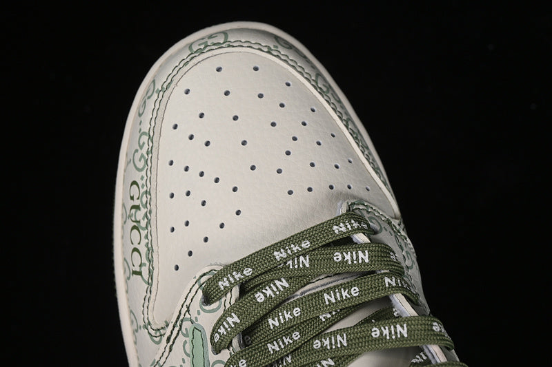 Nike Air Jordan 1 Low OG SP Off-White Travis Scott Fragment Design White Green Sole Sneakers