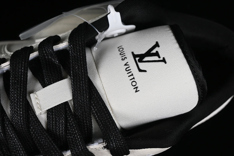 Nike Air Jordan 1 Low Louis Vuitton Black White Sneakers