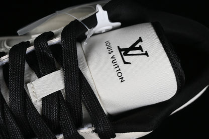 Nike Air Jordan 1 Low Louis Vuitton Black White Sneakers