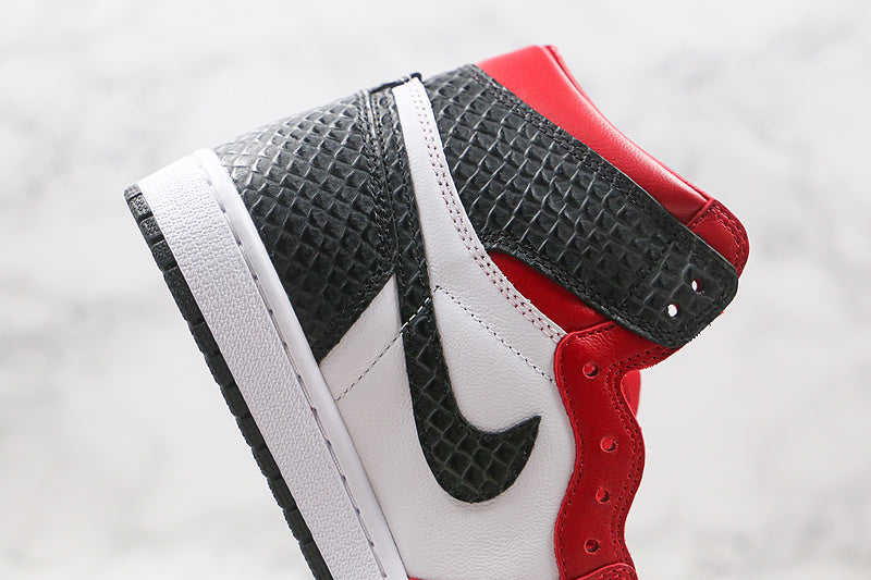 Nike Air Jordan 1 Retro High Satin Snake Chicago Gym Red/Black/White Sneakers