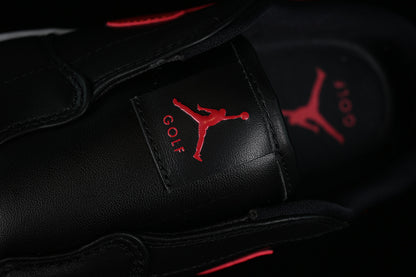 Nike Air Jordan 1 Mule Golf Bred Varsity Red Black White Sneakers