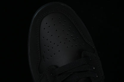 Nike Air Jordan 1 Low Gold Label Black Sneakers
