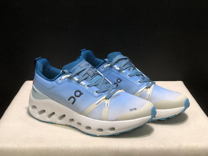 On Running Cloudsurfer Trail Waterproof Comfortable And Breathable Running Shoes Blue/White