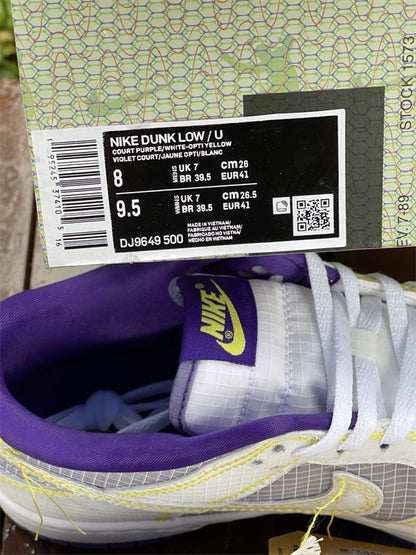 Nike Dunk Low Union LA Passport Pack Court Purple Sneakers
