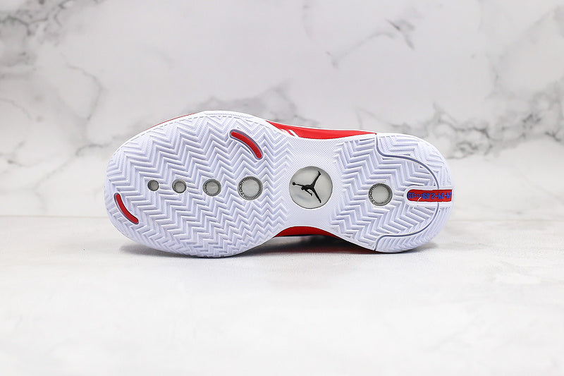 Nike Air Jordan 34 White Laser Navy Sneakers