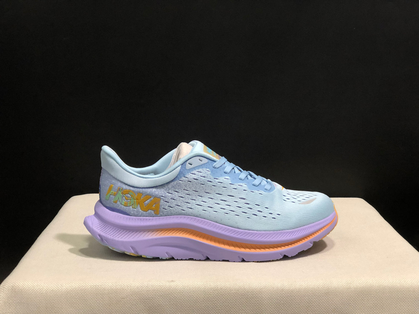 Hoka One One Kawana Cushioning Comfortable Gym Running Shoes Sneakers Blue/Purple
