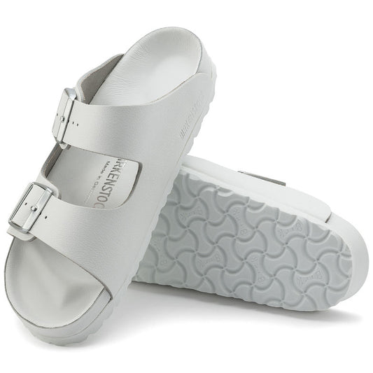 Birkenstock Two Buttons Pure White Slippers