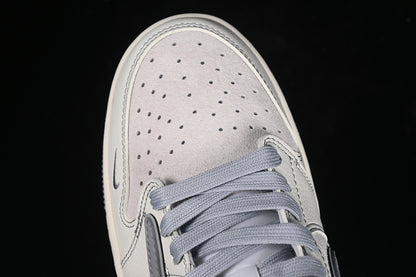Travis Scott Fragment Design Nike Air Jordan 1 Low OG SP Grey White Sneakers