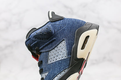 Nike Air Jordan 6 Retro Washed Denim 2019 Blue Sneakers